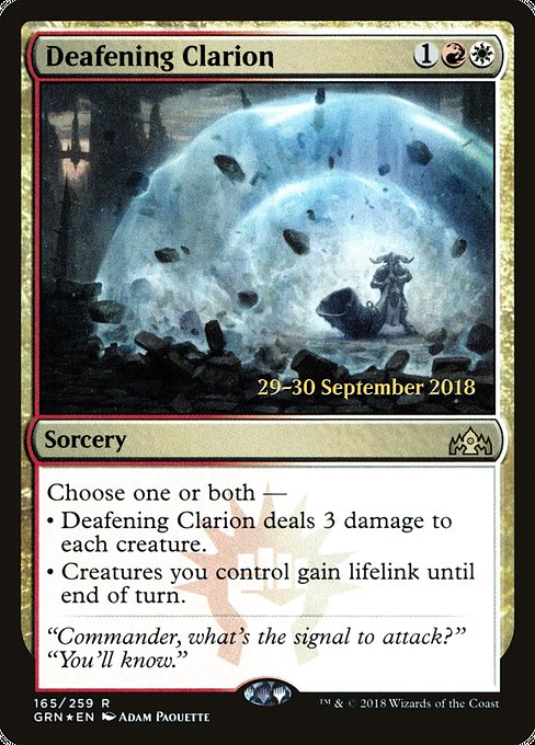 Deafening Clarion highlighted card art