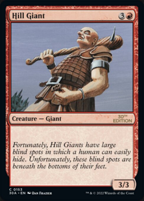 Hill Giant highlighted card art