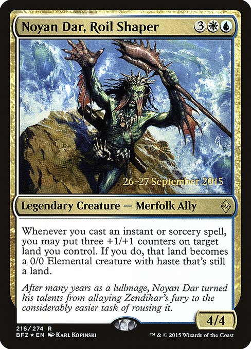 Noyan Dar, Roil Shaper from Battle for Zendikar Promos
