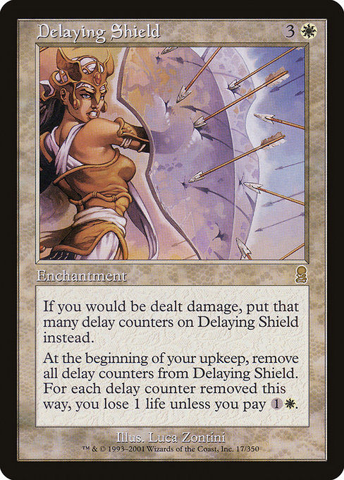 Delaying Shield highlighted card art