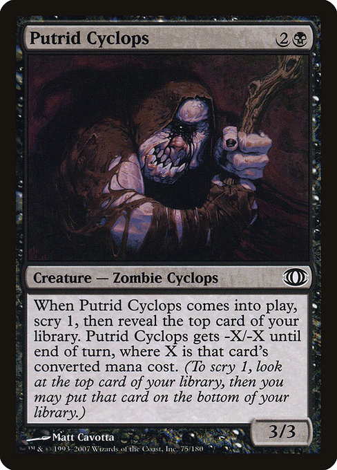 Putrid Cyclops highlighted card art