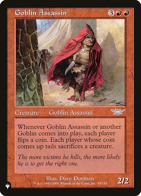 Goblin Assassin highlighted card art