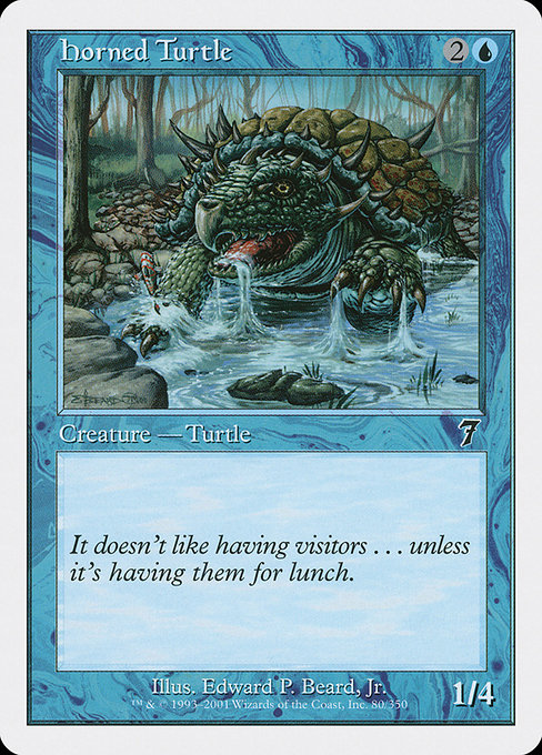 Horned Turtle from Seventh Edition