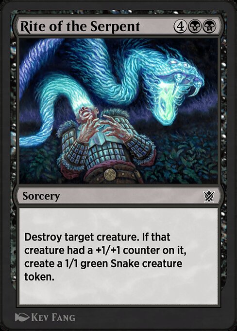 Rite of the Serpent highlighted card art