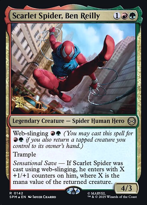Scarlet Spider, Ben Reilly highlighted card art