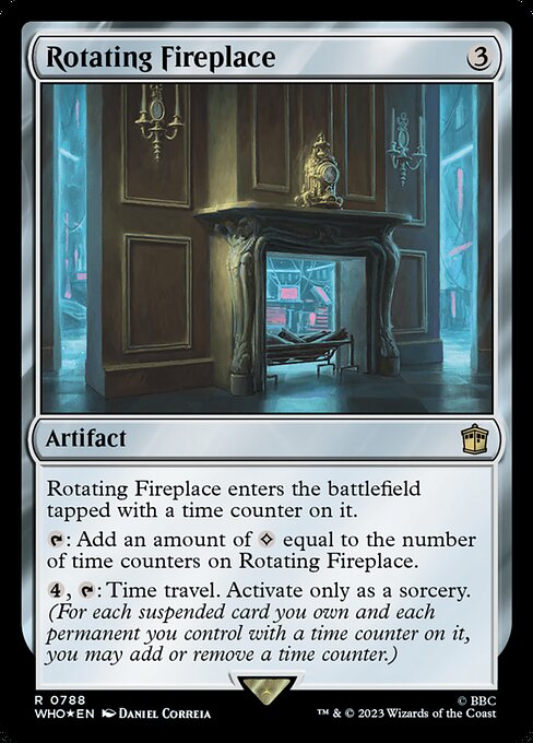 Rotating Fireplace highlighted card art