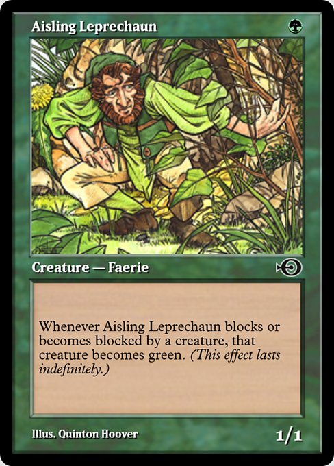 Aisling Leprechaun highlighted card art