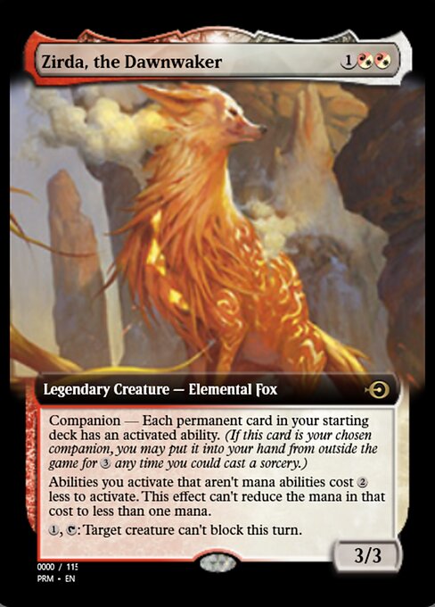 Zirda, the Dawnwaker from Magic Online Promos