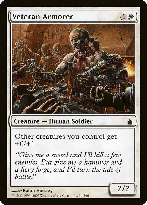 Veteran Armorer from Ravnica: City of Guilds