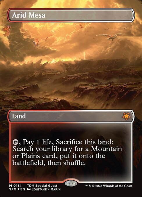 Arid Mesa highlighted card art