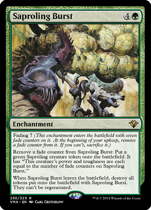Saproling Burst highlighted card art