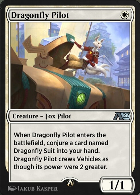 Dragonfly Pilot highlighted card art