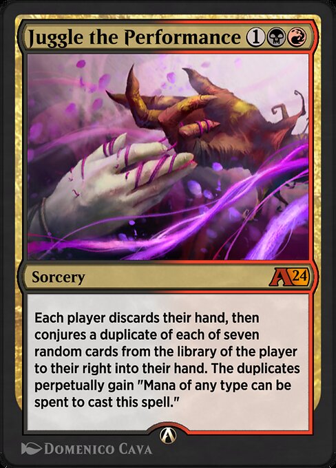 Juggle the Performance highlighted card art