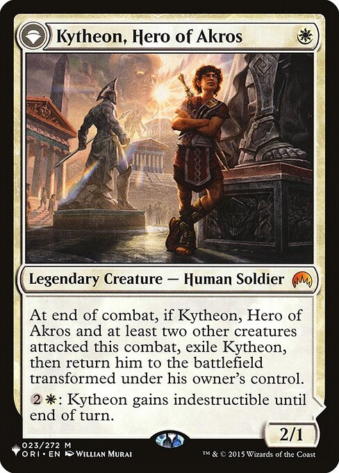 Kytheon, Hero of Akros // Gideon, Battle-Forged from The List