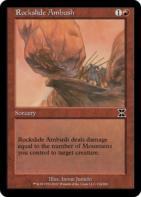Rockslide Ambush highlighted card art