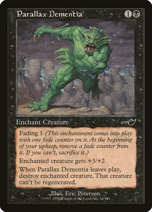 Parallax Dementia highlighted card art