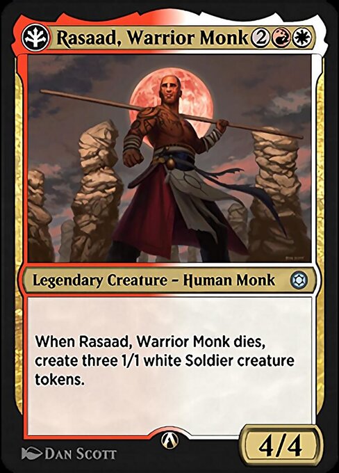 Rasaad, Warrior Monk highlighted card art