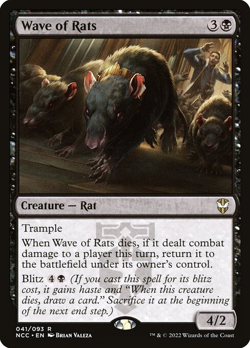 Wave of Rats highlighted card art