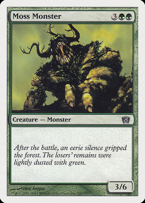 Moss Monster highlighted card art