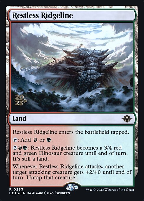 Restless Ridgeline highlighted card art
