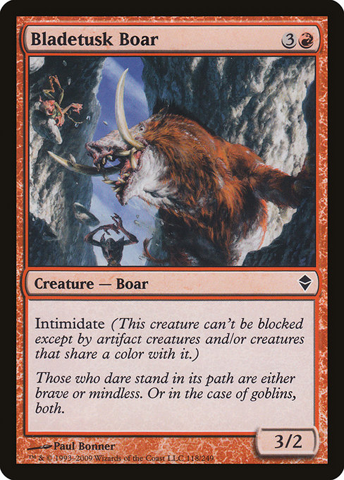 Bladetusk Boar from Zendikar