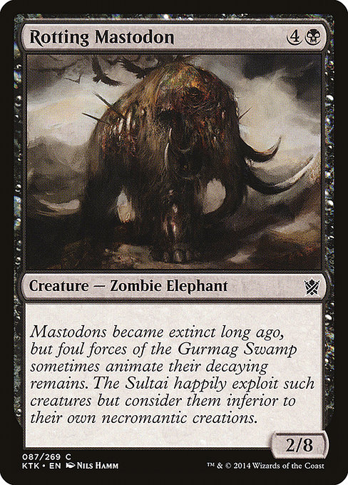 Rotting Mastodon highlighted card art