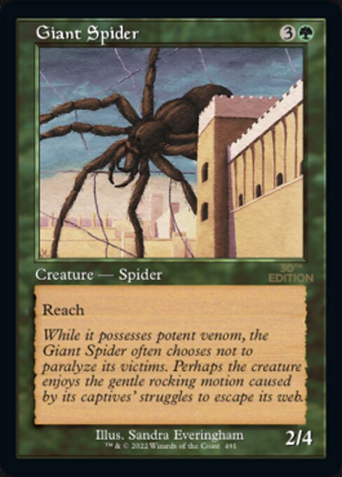 Giant Spider from 30th Anniversary Edition