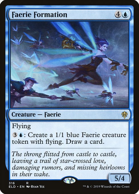 Faerie Formation from Throne of Eldraine