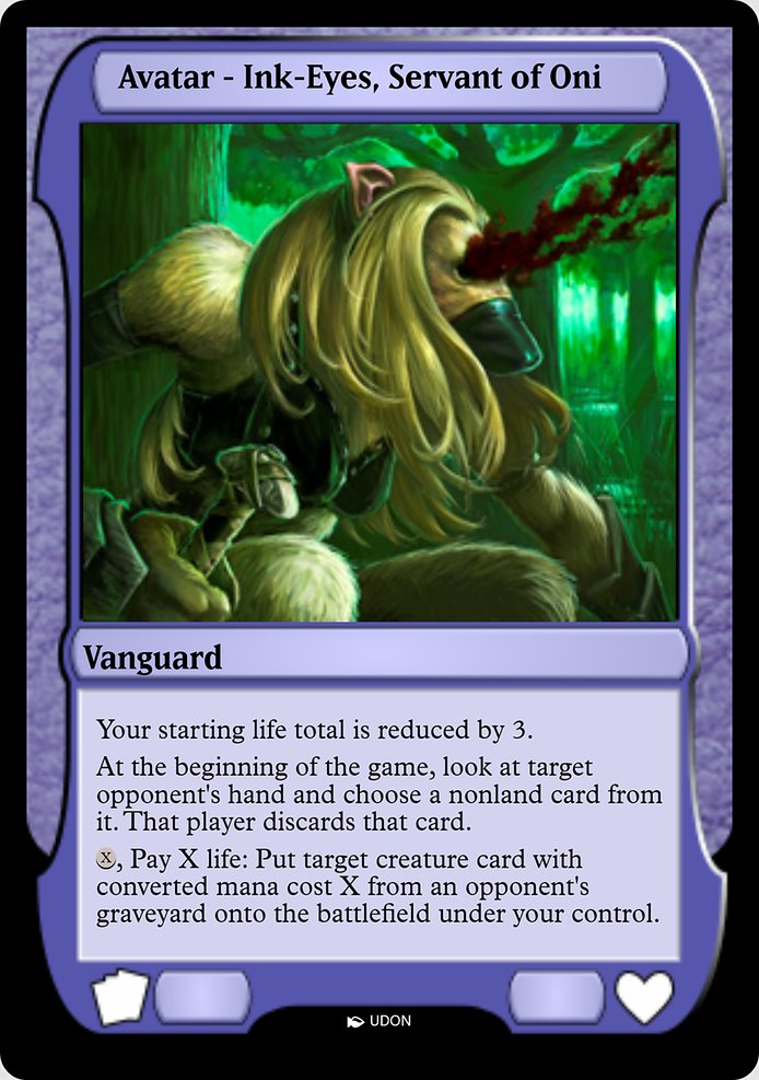 Ink-Eyes, Servant of Oni Avatar highlighted card art