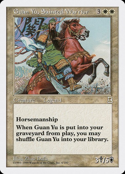 Guan Yu, Sainted Warrior from Portal Three Kingdoms