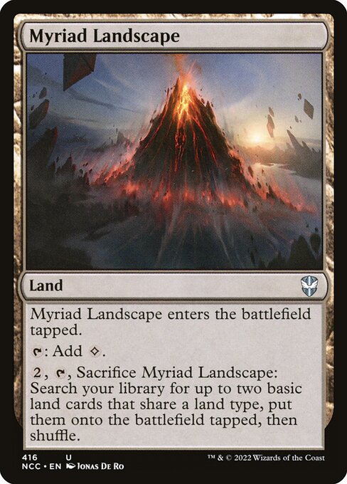 Myriad Landscape from New Capenna Commander