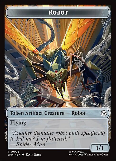 Robot highlighted card art