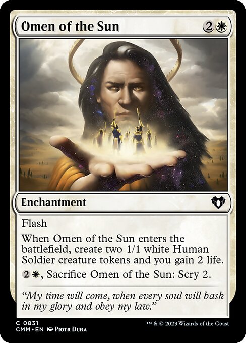 Omen of the Sun from Commander Masters