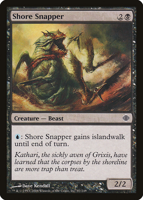 Shore Snapper highlighted card art