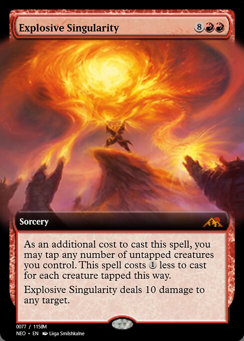 Explosive Singularity highlighted card art