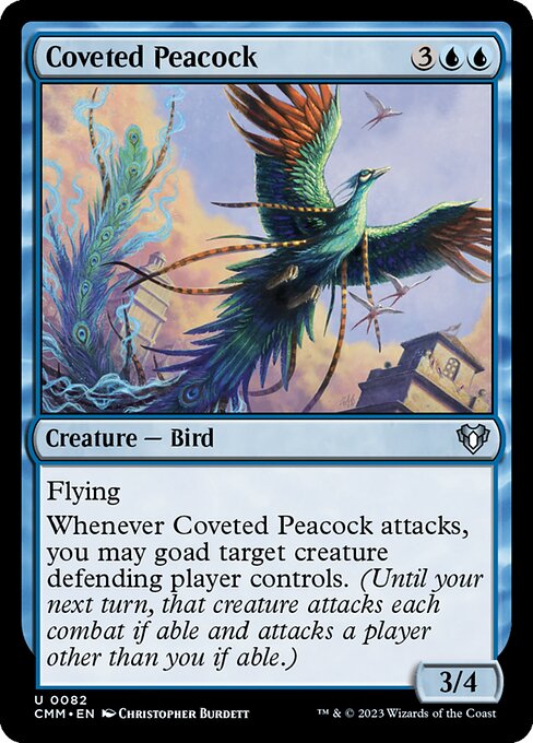 Coveted Peacock highlighted card art