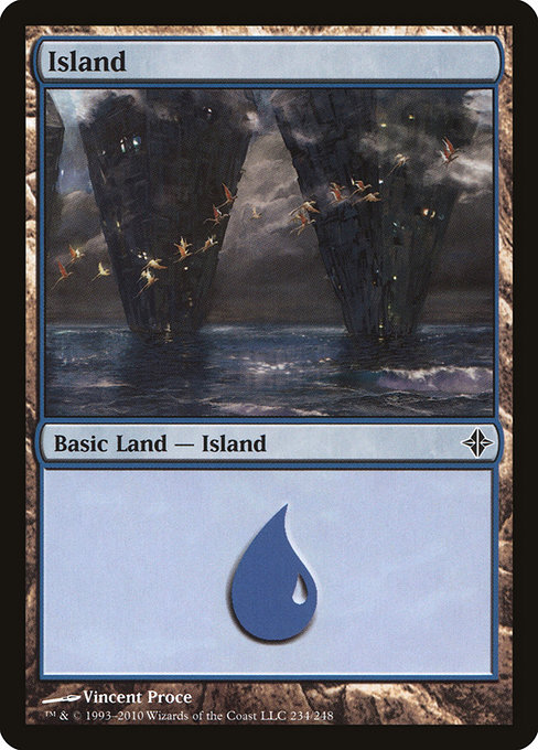 Island from Rise of the Eldrazi