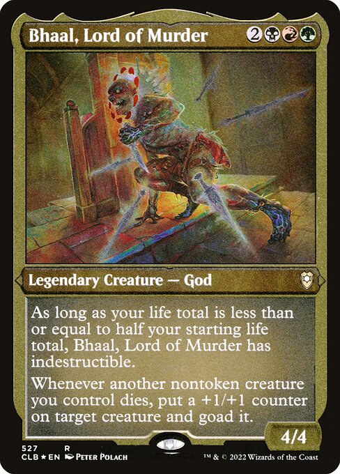 Bhaal, Lord of Murder highlighted card art