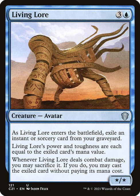 Living Lore highlighted card art