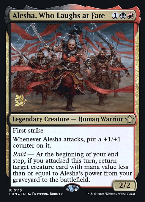 Alesha, Who Laughs at Fate from Foundations Promos
