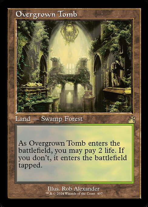 Overgrown Tomb from Ravnica Remastered