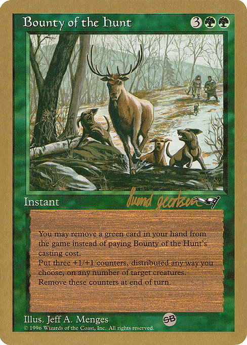 Bounty of the Hunt from World Championship Decks 1997