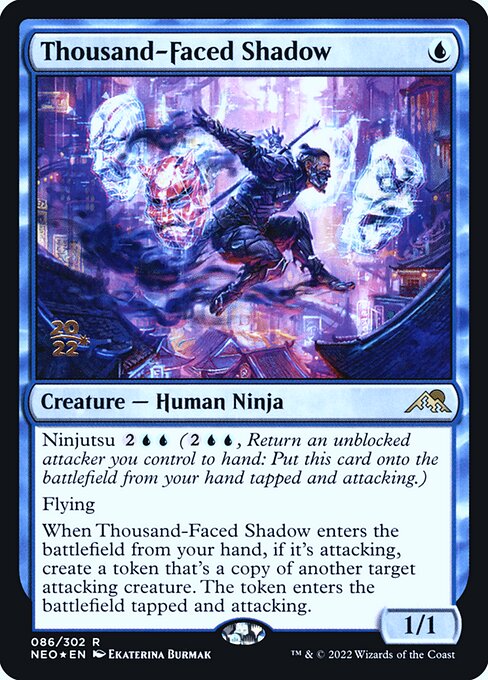 Thousand-Faced Shadow from Kamigawa: Neon Dynasty Promos