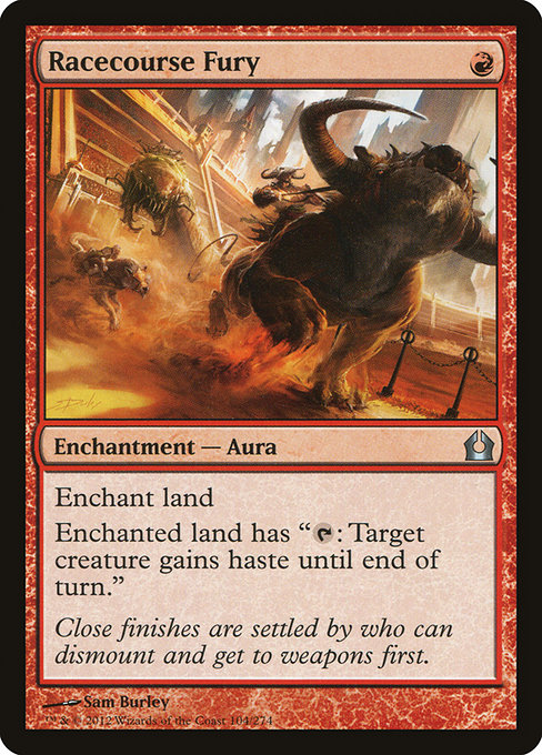 Racecourse Fury highlighted card art