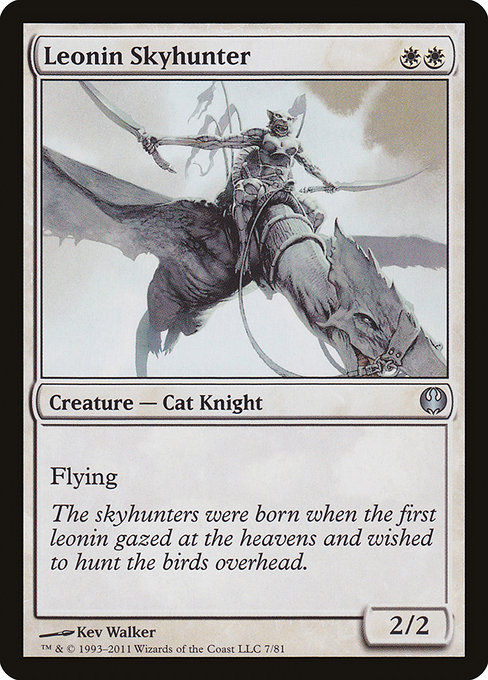 Leonin Skyhunter from Duel Decks: Knights vs. Dragons