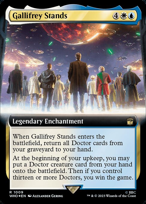 Gallifrey Stands highlighted card art