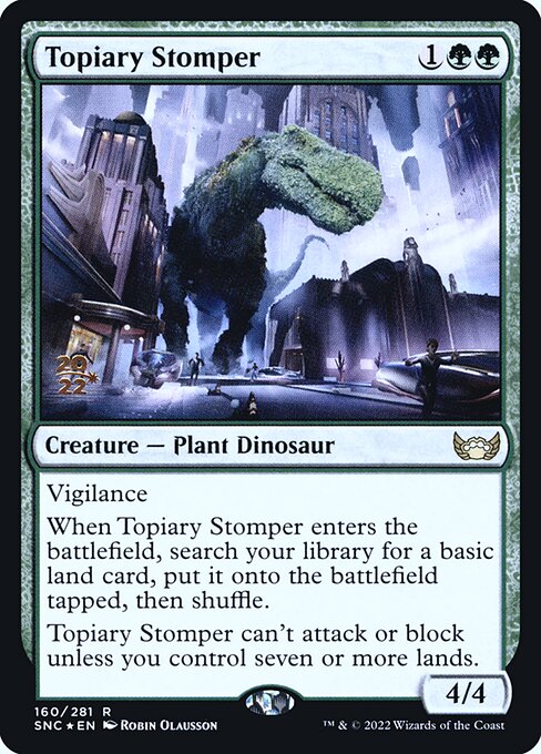 Topiary Stomper from Streets of New Capenna Promos
