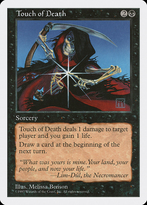 Touch of Death highlighted card art
