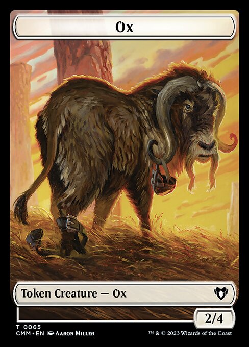 Ox highlighted card art