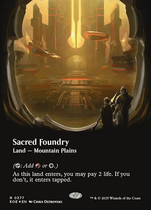 Sacred Foundry highlighted card art